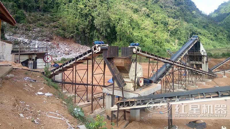 建筑石子破碎機現場 建筑石子破碎機現場