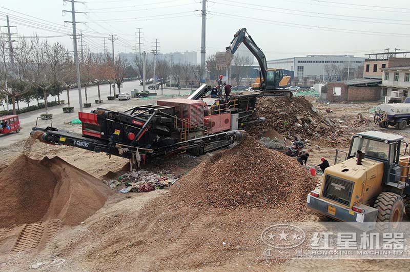 城市中的建筑垃圾消納場 城市中的建筑垃圾消納場